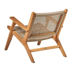 1898 Butacas Y Sillones De Exterior|Muebles Lounge De Exterior<Butaca Lounge Sandvik, Teca Marrón