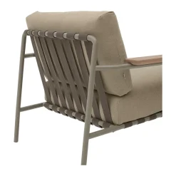 Muuto Butaca Lounge Settle Lounge Chair, Ribbed Weave 5 Taupe Beige Discount