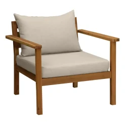 1898 Butacas Y Sillones De Exterior|Sillas De Exterior<Butaca Lounge Stockaryd, Teak Beige