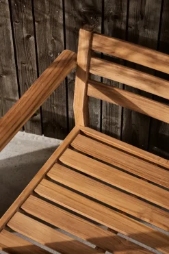1898 Butacas Y Sillones De Exterior|Sillas De Exterior<Butaca Lounge Stockaryd, Teak Beige