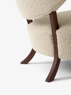 &Tradition Sillones Y Reposapiés<Butaca Lounge Wulff Lounge Chair ATD2, nogal aceitado-Karakorum Beige