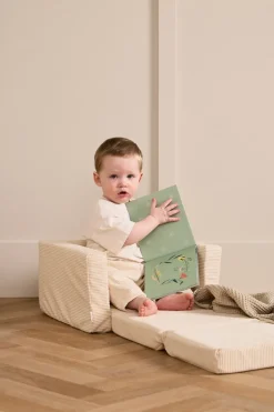 Kid's Concept Sillones Y Reposapiés<Butaca plegable Kid's Base, natural Blanco