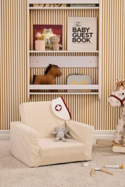 Kid's Concept Sillones Y Reposapiés<Butaca plegable Kid's Base, natural Blanco