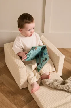 Kid's Concept Sillones Y Reposapiés<Butaca plegable Kid's Base, natural Blanco