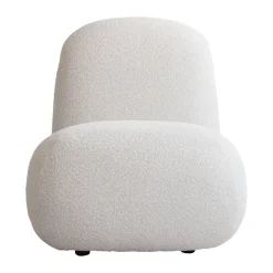 101 Copenhagen Sillones Y Reposapiés<Butaca Toe Chair Flat 92x75 cm, Bouclé Blanco