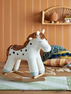 Bloomingville Decoración Infantil|Decoración Infantil<Caballo balancín Merlen, Blanco