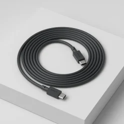 Avolt Cable 1 USB-C a USB-C cable de carga 2 m, Stockholm black Negro Online