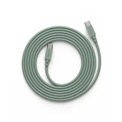 Avolt Cable 1 USB-C a USB-C cable de carga 2 m, Oak green Verde Outlet