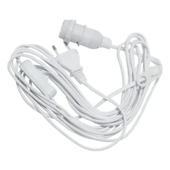 Star Trading Cables Y Suspensiones Para Lámparas<Cable E14 5 m con interruptor, Blanco