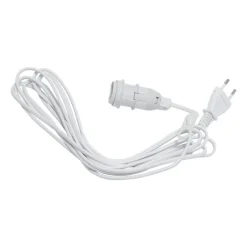 Star Trading Otros Accesorios De Iluminación<Cable E14 Basic 3,5 m, Blanco