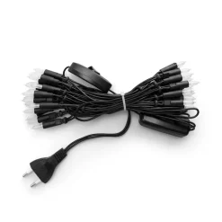 Irislights Cable extra para guirnalda de luces , 35 bolas Negro New