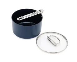 Joseph Joseph Cacerolas<Cacerola antiadherente con tapa Space Ø19 cm, Azul