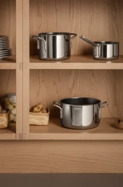 Eva Solo Cacerolas<Cacerola cerámica Eva Trio Stainless Steel Slip-Let, 1,1 L PlateadoNegro