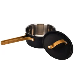 Vargen & Thor Cacerola con tapa Arvet hamrad , Viggo, 1 L Negro Outlet