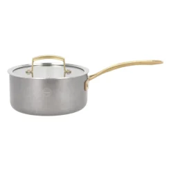 Pillivuyt Cacerolas<Cacerola con tapa Durance 2 l, acero inoxidable PlateadoColor dorado