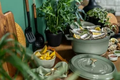 STAUB Ollas De Hierro Fundido<Cacerola de hierro fundido La Cocotte redonda 0,25 L, Madera de eucalipto Verde