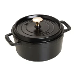 STAUB Ollas De Hierro Fundido|Ollas<Cacerola de hierro fundido La Cocotte redonda 1,7 L, Negro