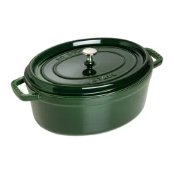 STAUB Ollas De Hierro Fundido<Cacerola de hierro fundido La Cocotte oval 6,7 L, albahaca Verde