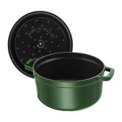 STAUB Ollas De Hierro Fundido|Ollas<Cacerola de hierro fundido La Cocotte redonda 3,8 L, albahaca Verde