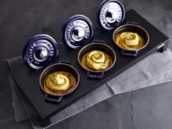 STAUB Cacerola de hierro fundido La Cocotte redonda 0,25 L, oscuro Azul Clearance