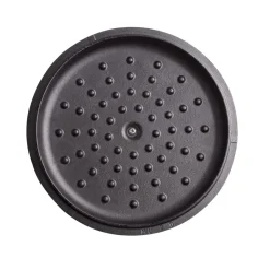 Victoria Cacerola de hierro fundido 3,8 l, Negro Discount