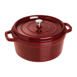 STAUB Ollas De Hierro Fundido<Cacerola de hierro fundido La Cocotte redonda 6,7 L, granadina Rojo