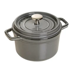 STAUB Cacerola de hierro fundido La Cocotte redonda 1,2 L, grafito Gris Online