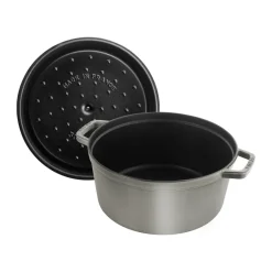 STAUB Ollas De Hierro Fundido|Ollas<Cacerola de hierro fundido La Cocotte redonda 8,4 L, grafito Gris