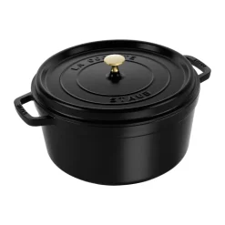 STAUB Ollas De Hierro Fundido|Ollas<Cacerola de hierro fundido La Cocotte redonda 8,4 L, Negro