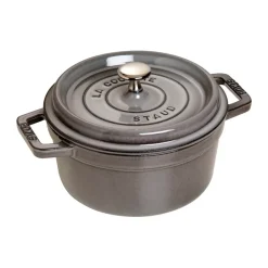 STAUB Ollas De Hierro Fundido<Cacerola de hierro fundido La Cocotte redonda 2.2 L, grafito Gris