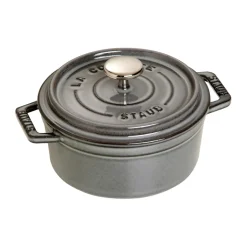 STAUB Cacerola de hierro fundido La Cocotte redonda 0,4 L, grafito Gris Online
