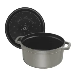 STAUB Cacerola de hierro fundido La Cocotte redonda 1,7 L, grafito Gris Outlet