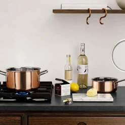 Eva Solo Cacerola Eva Trio cobre, 1,5 L Color doradoPlateado Outlet