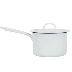 Kockums Jernverk Cacerolas<Cacerola Kockums con asa alargada 2,3 l, Kockums White (blanco) AzulBlanco