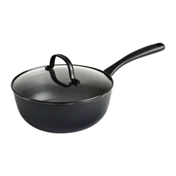 Satake Cacerolas<Cacerola sautés con tapa de cristal , 2 L Negro