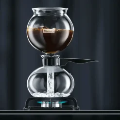 Bodum Cafetera al vacío Pebo 1 L, 8 tazas NegroTransparente Online