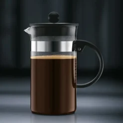 Bodum Cafetera de émbolo Bistro Nouveau, 3 tazas PlateadoNegro Clearance