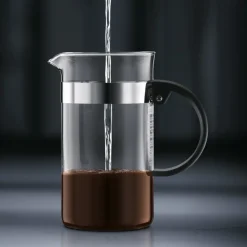 Bodum Cafetera de émbolo Bistro Nouveau, 3 tazas PlateadoNegro Clearance