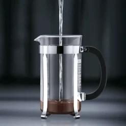 Bodum Cafetera de émbolo Chambord, 8 tazas Plateado Outlet