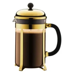 Bodum Cafeteras Y Cafeteras De Émbolo<Cafetera de émbolo Chambord dorada, 12 tazas Color dorado
