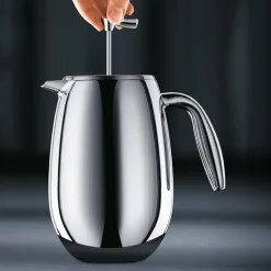 Bodum Cafeteras Y Cafeteras De Émbolo<Cafetera de émbolo Columbia brillante, 8 tazas Plateado