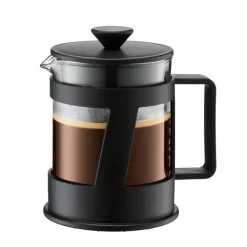Bodum Cafetera de émbolo Crema, 4 tazas Negro Outlet