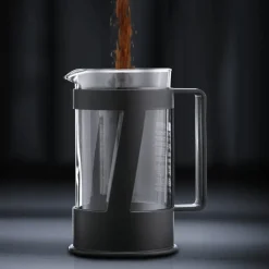 Bodum Cafetera de émbolo Crema, 4 tazas Negro Outlet