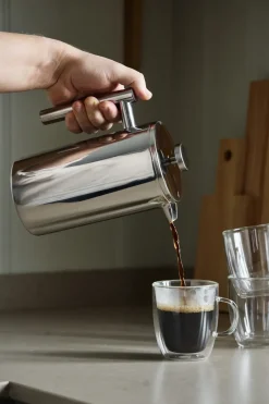 Nordwik Cafetera de émbolo , 8 tazas Plateado Discount