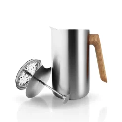 Eva Solo Cafetera de émbolo y termo Nordic Kitchen RS, 1 l Plateado Best