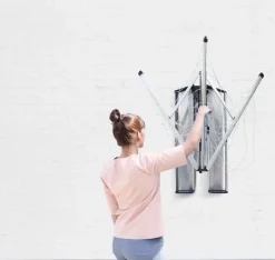 Brabantia Otros Utensilios De Limpieza<Caja de protección/cubierta para tendedero WallFix, Acero cepillado mate Plateado