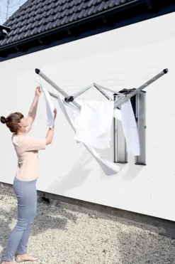 Brabantia Otros Utensilios De Limpieza<Caja de protección/cubierta para tendedero WallFix, Acero cepillado mate Plateado