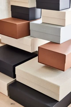 OYOY Caja Hako A5, Clay melange Beige Outlet