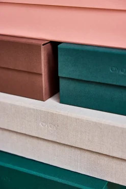 OYOY Caja Hako A4, Coral Rosa Sale