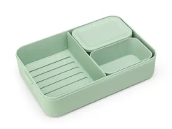 Brabantia Caja para almuerzo Make & Take Bento grande 2 L, Jade Green Verde Clearance